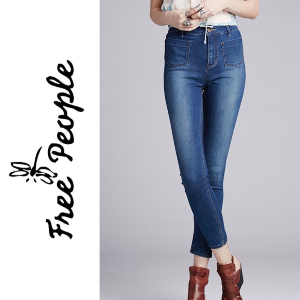 SALE 3/$20 Free People High Waisted Beverly Jeans
